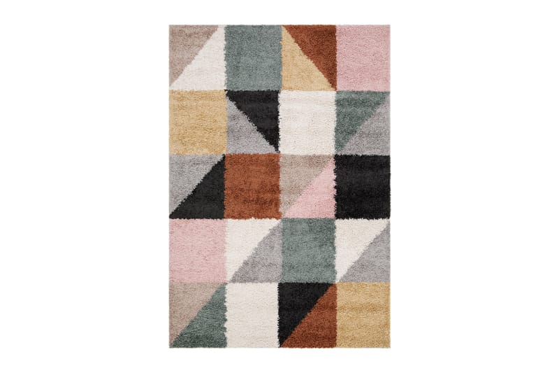Portland Ryamatta 140x200 cm - Flerfärgad - Textil & mattor - Mattor - Modern matta - Ryamatta & luggmatta