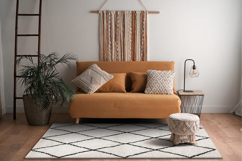 Portland Ryamatta 160x230 cm - Vit - Textil & mattor - Mattor - Modern matta - Ryamatta & luggmatta