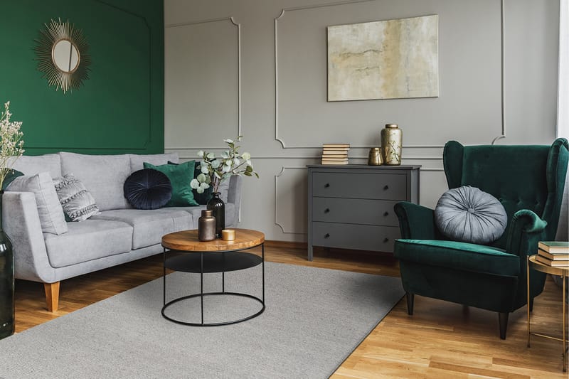 Skagen Ullmatta 140x200 cm - Silver - Textil & mattor - Mattor - Modern matta - Ullmatta