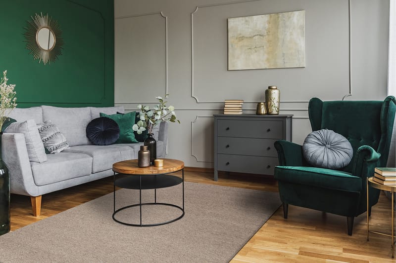 Skagen Ullmatta 160x230 cm - Linne - Textil & mattor - Mattor - Modern matta - Ullmatta