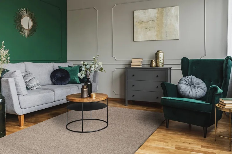 Skagen Ullmatta 200x300 cm - Linne - Textil & mattor - Mattor - Modern matta - Ullmatta