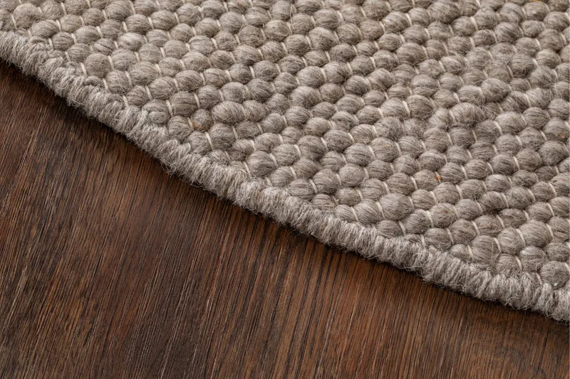 Skagen Ullmatta Rund 200 cm - Linne - Textil & mattor - Mattor - Modern matta - Ullmatta