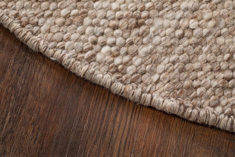 Skagen Ullmatta Rund 200 cm - Linne - Textil & mattor - Mattor - Modern matta - Ullmatta