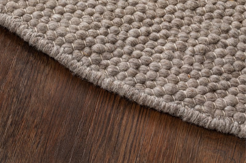 Skagen Ullmatta Rund 240 cm - Linne - Textil & mattor - Mattor - Modern matta - Ullmatta