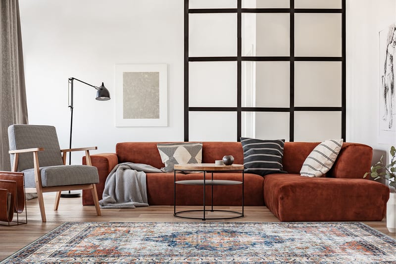 Tarfaya Friezematta 160x230 cm - Flerfärgad - Textil & mattor - Mattor - Modern matta - Wiltonmattor