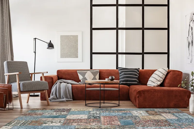 Tarfaya Friezematta 160x230 cm - Flerfärgad - Textil & mattor - Mattor - Modern matta - Friezematta