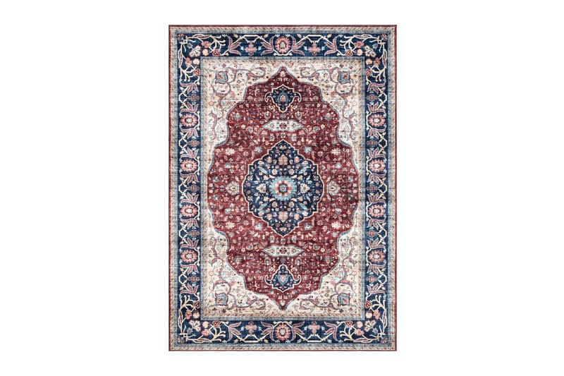 Tarfaya Friezematta 160x230 cm, Röd