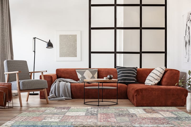 Tarfaya Friezematta 240x340 cm - Grön - Textil & mattor - Mattor - Modern matta - Friezematta