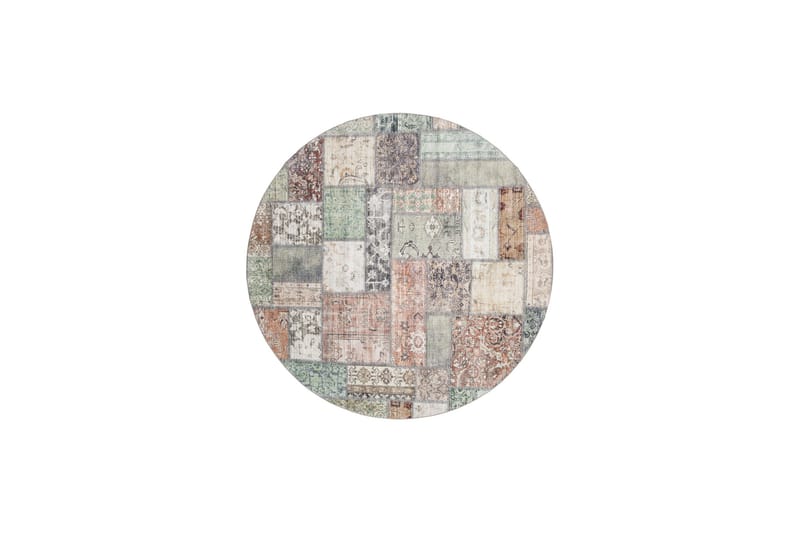 Tarfaya Friezematta Rund 200 cm, Grön