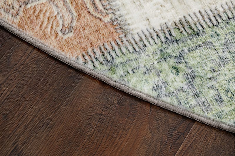 Tarfaya Friezematta Rund 200 cm - Grön - Textil & mattor - Mattor - Modern matta - Friezematta