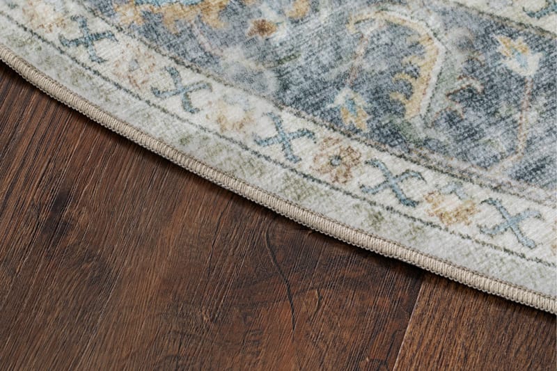 Tarfaya Friezematta Rund 240 cm - Creme - Textil & mattor - Mattor - Modern matta - Friezematta