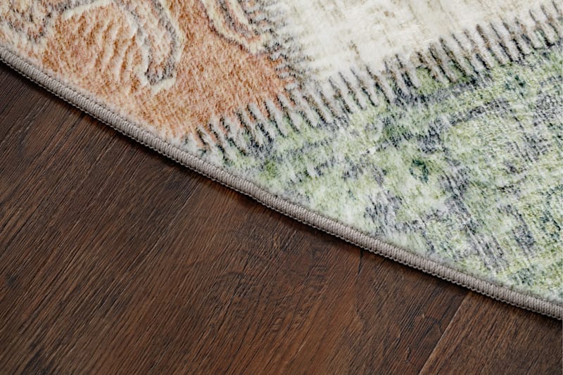 Tarfaya Friezematta Rund 240 cm - Grön - Textil & mattor - Mattor - Modern matta - Wiltonmattor