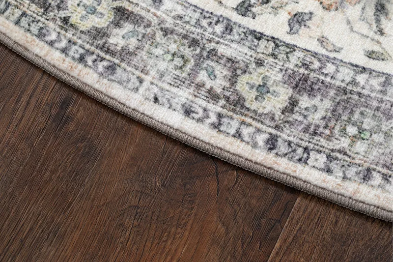 Tarfaya Friezematta Rund 240 cm - Natur - Textil & mattor - Mattor - Modern matta - Wiltonmattor