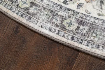 Tarfaya Friezematta Rund 240 cm - Natur - Textil & mattor - Mattor - Modern matta - Wiltonmattor