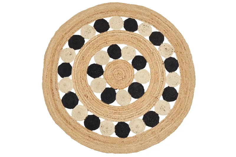 Hovit Jutematta 140 cm Rund - Beige - Textil & mattor - Mattor - Modern matta - Sisalmattor