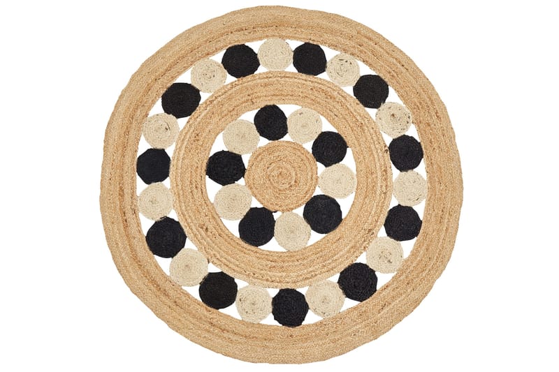 Hovit Jutematta 140 cm Rund - Beige - Textil & mattor - Mattor - Modern matta - Sisalmattor