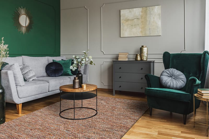 Torekov Ullmatta 240x340 cm - Flerfärgad - Textil & mattor - Mattor - Modern matta - Ullmatta