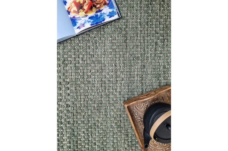 Torekov Ullmatta 75x230 cm - Grön - Textil & mattor - Mattor - Modern matta - Ullmatta
