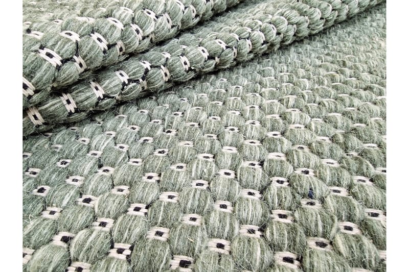 Torekov Ullmatta 75x230 cm - Grön - Textil & mattor - Mattor - Modern matta - Ullmatta
