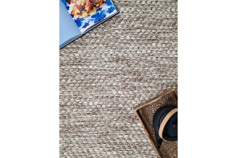 Torekov Ullmatta Rund 200 cm - Nougat - Textil & mattor - Mattor - Modern matta - Ullmatta