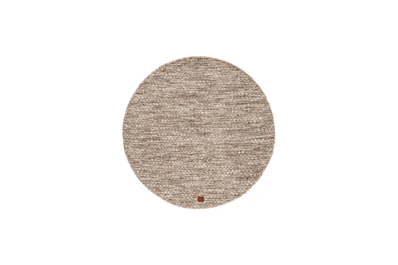 Torekov Ullmatta Rund 240 cm, Nougat