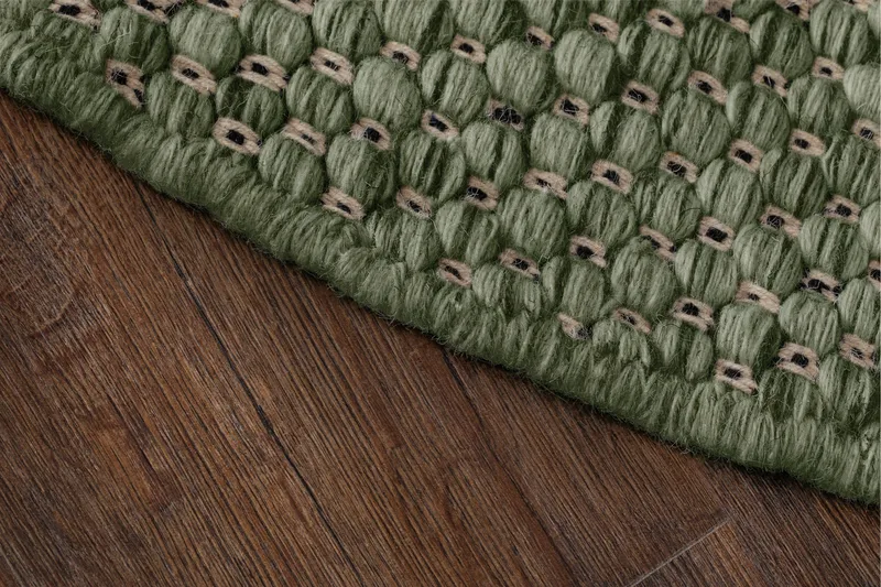 Torekov Ullmatta Rund 300 cm - Grön - Textil & mattor - Mattor - Modern matta - Ullmatta