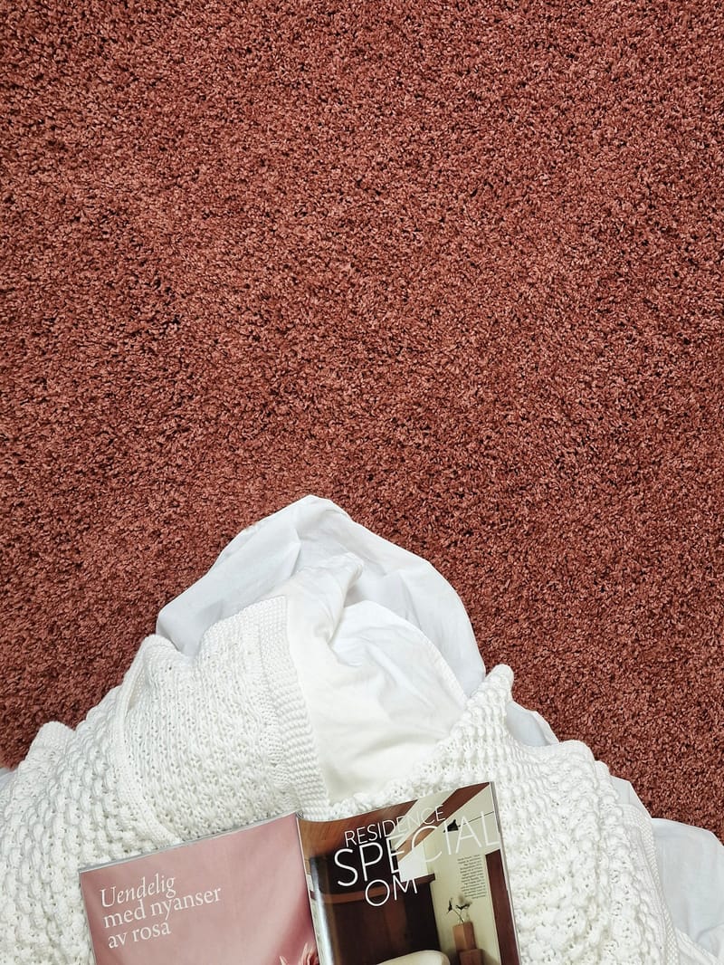 Lounge Ryamatta 160x230 cm Rektangulär - Koppar - Textil & mattor - Mattor - Modern matta - Gångmattor