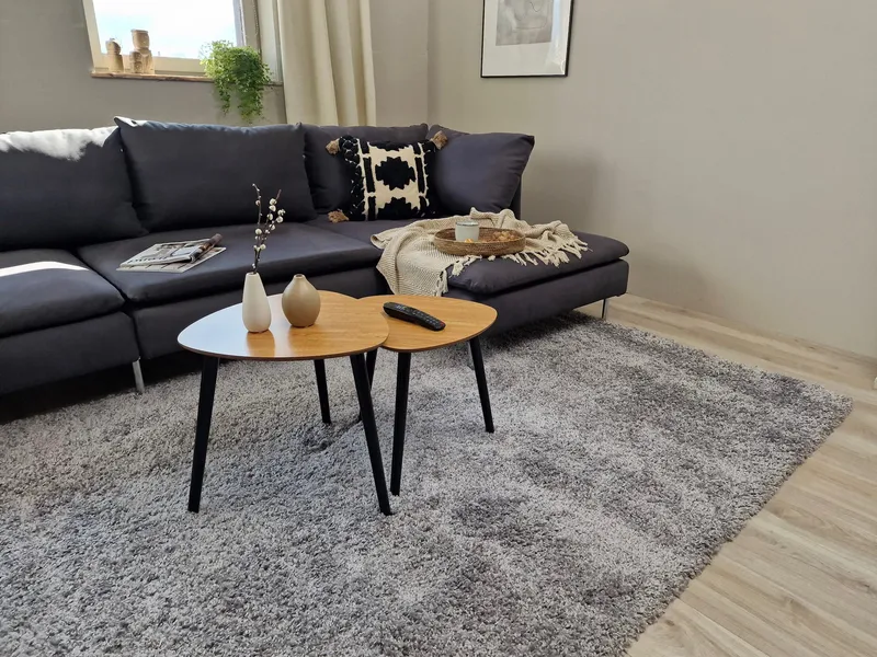 Lounge Ryamatta 200x290 cm Rektangulär - Silver - Textil & mattor - Mattor - Modern matta - Ryamatta & luggmatta