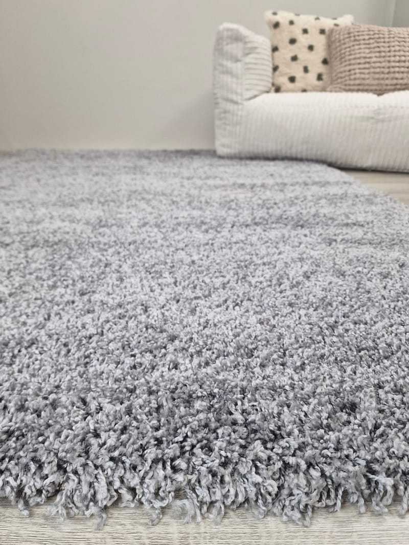 Lounge Ryamatta 240x340 cm Rektangulär - Silver - Textil & mattor - Mattor - Modern matta - Ryamatta & luggmatta