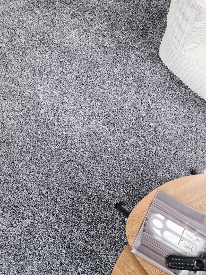Lounge Ryamatta 240x340 cm Rektangulär - Silver - Textil & mattor - Mattor - Modern matta - Ryamatta & luggmatta