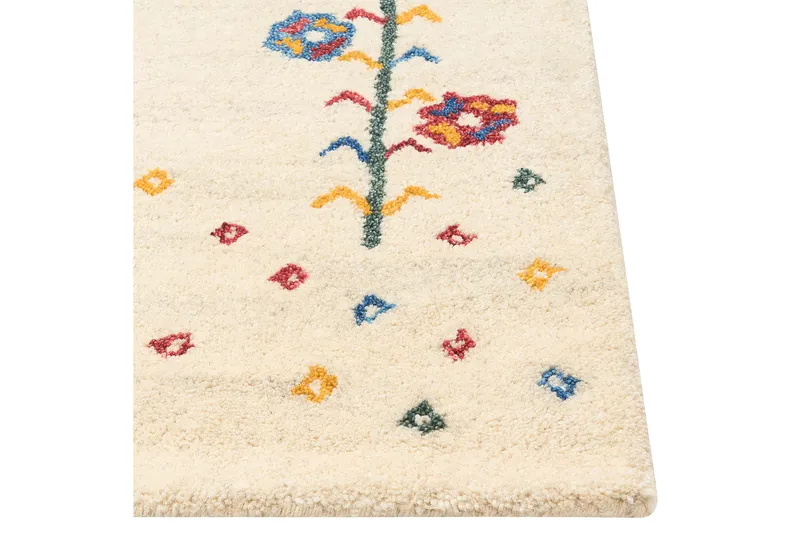 Husunlu Ryamatta 80x150 cm - Beige - Textil & mattor - Mattor - Modern matta - Ryamatta & luggmatta