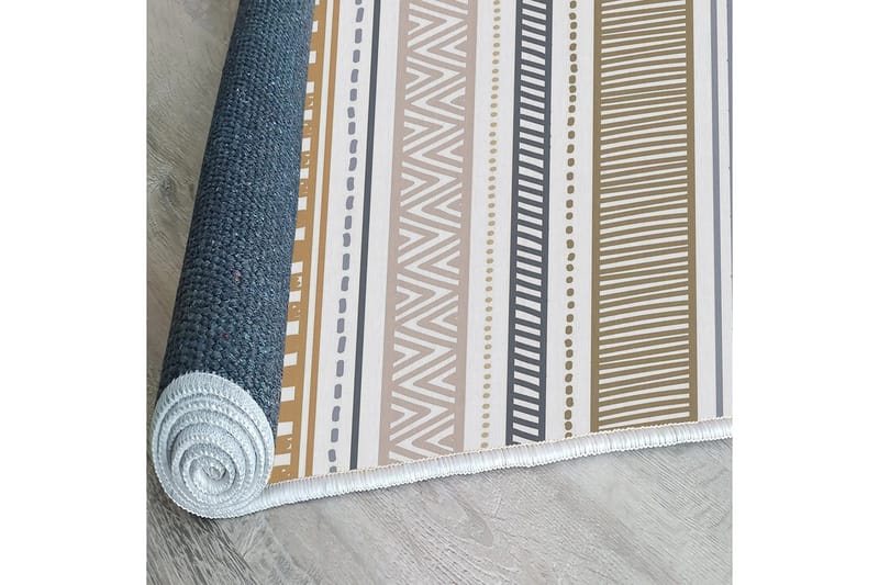 Idaburn Bomullsmatta 100x300 cm Rektangulär - Vit - Textil & mattor - Mattor - Modern matta - Bomullsmatta