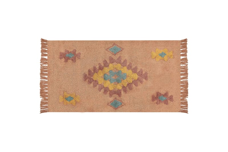 Igdir Bomullsmatta 80x150 cm, Orange