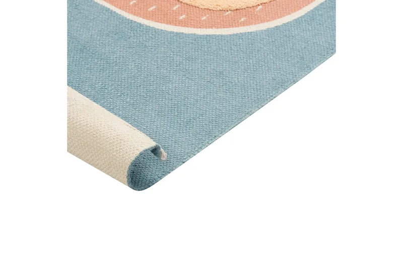 Isak Bomullsmatta 80x150 cm - Blå - Textil & mattor - Mattor - Modern matta - Bomullsmatta