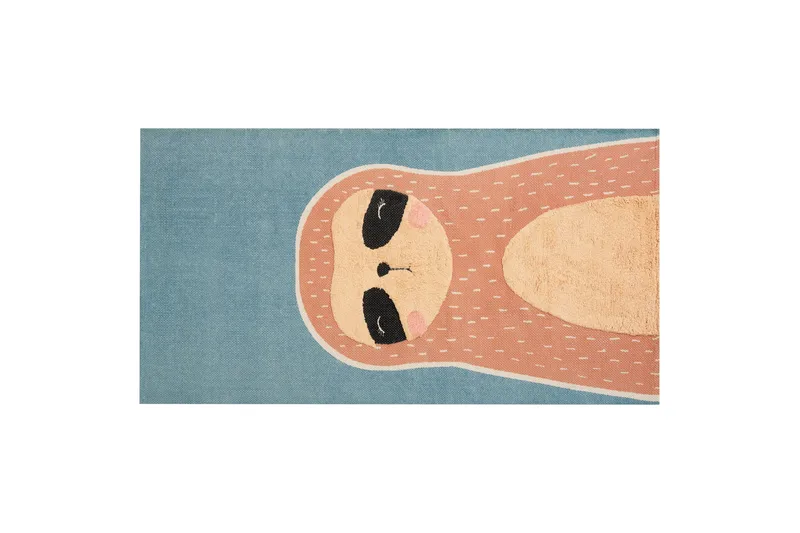 Isak Bomullsmatta 80x150 cm, Blå