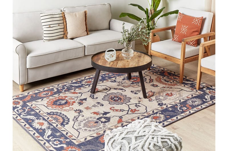 Kabta Bomullsmatta 160x230 cm - Blå - Textil & mattor - Mattor - Modern matta - Bomullsmatta