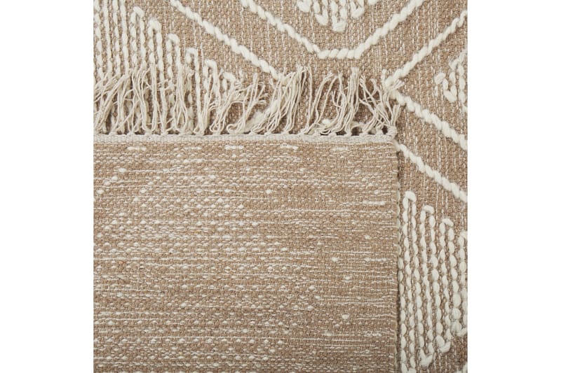 Kacem Bomullsmatta 140x200 cm - Beige - Textil & mattor - Mattor - Modern matta - Bomullsmatta
