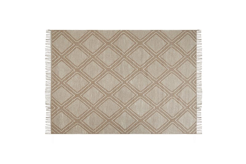 Kacem Bomullsmatta 160x230 cm - Beige - Textil & mattor - Mattor - Modern matta - Bomullsmatta