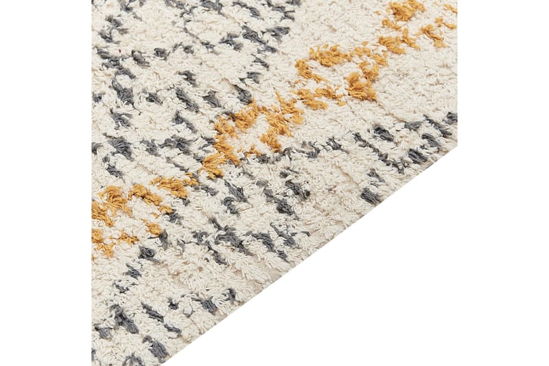 Kadapa Bomullsmatta 80x150 cm - Gul - Textil & mattor - Mattor - Modern matta - Bomullsmatta