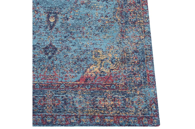 Kansu Bomullsmatta 160x230 cm - Blå - Textil & mattor - Mattor - Modern matta - Bomullsmatta