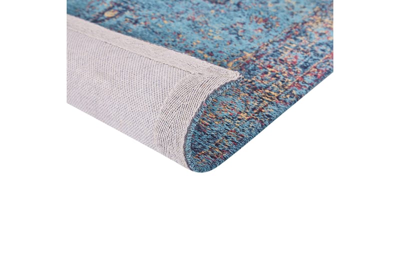 Kansu Bomullsmatta 160x230 cm - Blå - Textil & mattor - Mattor - Modern matta - Bomullsmatta