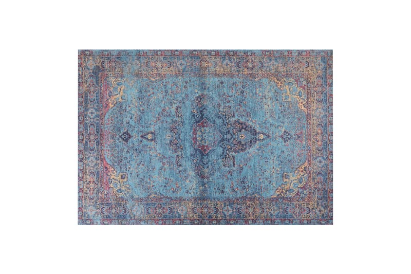 Kansu Bomullsmatta 160x230 cm - Blå - Textil & mattor - Mattor - Modern matta - Bomullsmatta