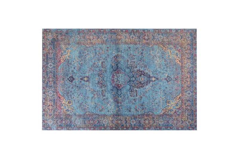 Kansu Bomullsmatta 200x300 cm - Blå - Textil & mattor - Mattor - Modern matta - Bomullsmatta