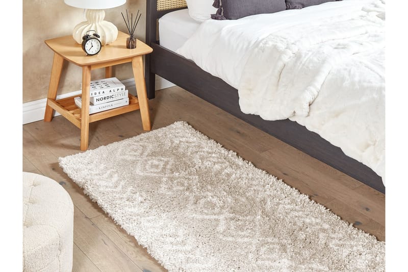 Kapan Ryamatta 80x150 cm - Beige - Textil & mattor - Mattor - Modern matta - Ryamatta & luggmatta