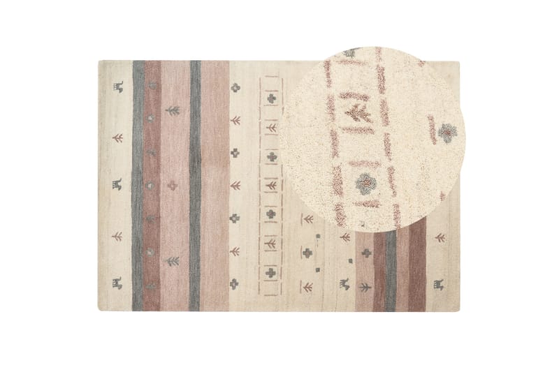 Karli Ryamatta 160x230 cm - Beige - Textil & mattor - Mattor - Modern matta - Ryamatta & luggmatta