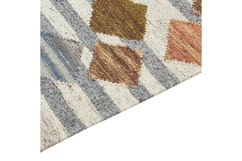 Kasakh Ullmatta 200x300 cm - Blå - Textil & mattor - Mattor - Modern matta - Ullmatta