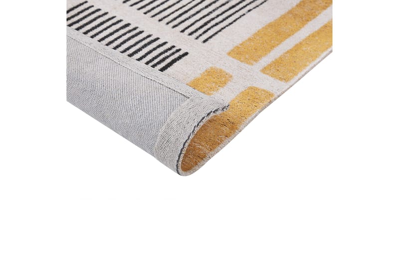 Katra Bomullsmatta 140x200 cm - Gul - Textil & mattor - Mattor - Modern matta - Ryamatta & luggmatta