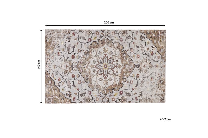 Kattakkada Ryamatta 140x200 cm - Beige - Textil & mattor - Mattor - Modern matta - Ryamatta & luggmatta
