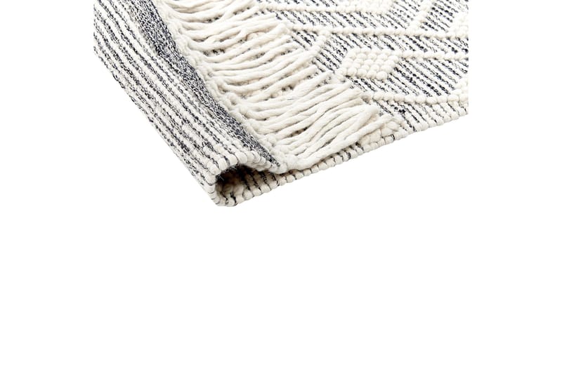 Kavak Ullmatta 160x230 cm - Svart/Vit - Textil & mattor - Mattor - Modern matta - Ullmatta