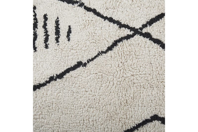 Kebir Bomullsmatta 140x200 cm - Svart/Vit - Textil & mattor - Mattor - Modern matta - Bomullsmatta